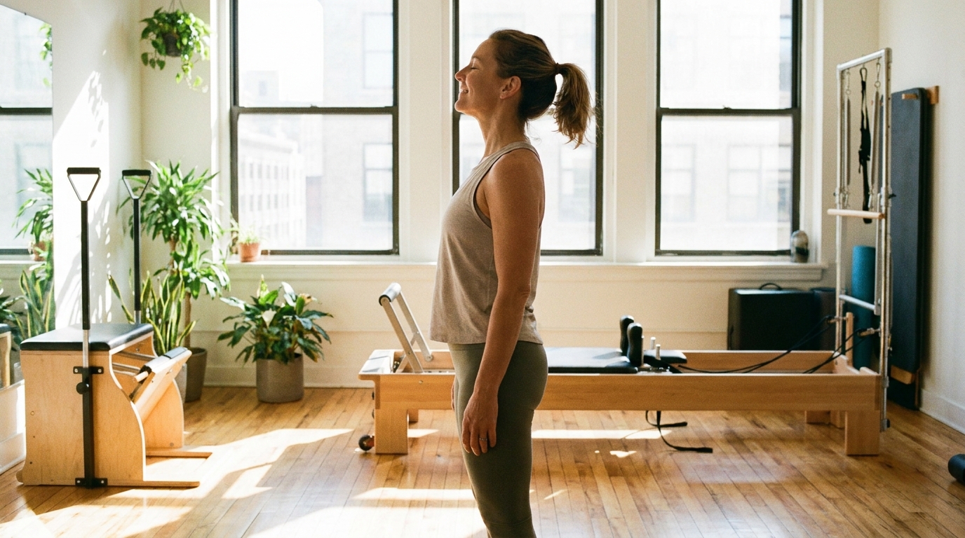Renforcement musculaire adapté à la scoliose en studio